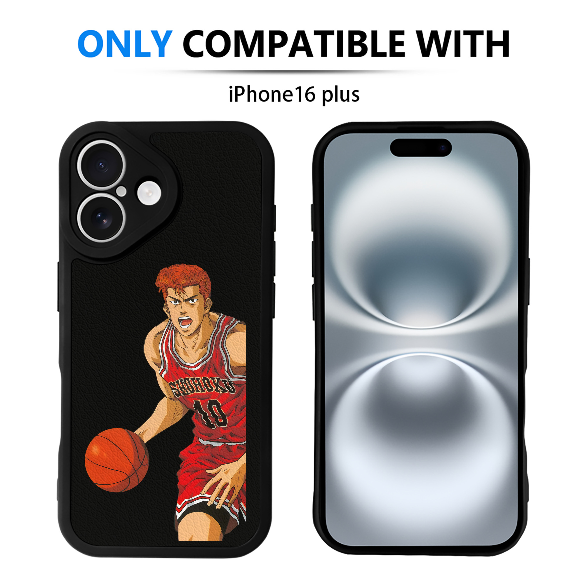 （画像用） SLAM DUNK／スラムダンク 【iPhone 16シリーズ対応】シリコンスマホケース（レザー調） 材質：シリコン